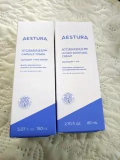 AESTURA アトバリア365カプセルトナー化粧水ハイドロスーディングクリーム