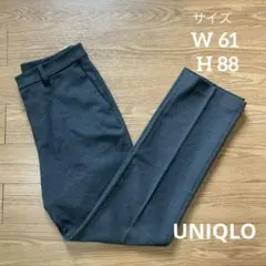 ユニクロ ヒートテックスマートスリムストレートパンツ W61 標準 439212