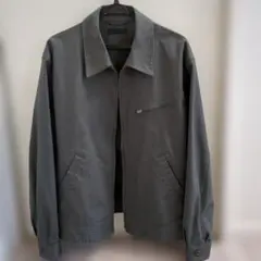 ユニクロ　グレー ジッパー付きジャケット　L