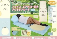 すみっコぐらし フェイス エアピロー付き アウトドアシート とかげ