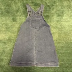 PETIT BATEAU デニムジャンバースカート 8ans