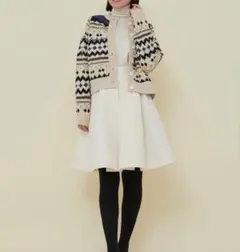 seventen bymiho kawahito サテンドッキングニット フリル - メルカリ
