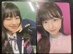 日プ女子 岡村 菜那 フォトカード2枚セット