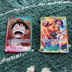 モンキー・D・ルフィ リーダーパラレル　シークレット　2枚セット