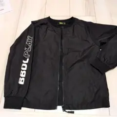 BBDL 黒 ジップアップジャケット 130
