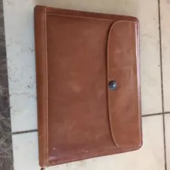 レザー ブラウン クラッチバッグ