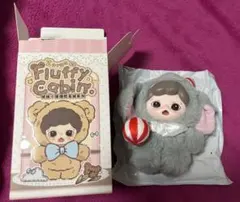 Zorra Fluffy Cabin ぬいぐるみ キーホルダー ゾウ
