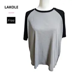 LAKOLE シアーラグランTシャツ 韓国 半袖のサムネイル