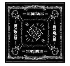 Lady Gaga The Mayhem Ball バンダナ 黒 レディーガガ