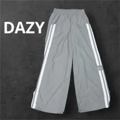 DAZY カーゴパンツ　ワイドパンツ　ストリート　バギー　ライトグレー　ワーク