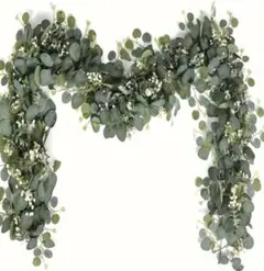 【2本セット】ガーランド ユーカリ インテリア フェイクグリーン ナチュラル