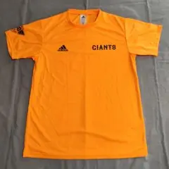 adidas ロゴ Tシャツ 読売ジャイアンツ 80周年 オレンジ