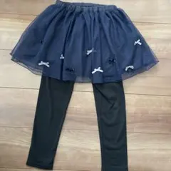 any ネイビー リボン付きスカート 120