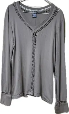 ナンバーナイン 2002A/W ジョージ期 ヘンリーネックロンＴ 希少サイズ ナンバーナイン 2002A/W ジョージ期 ヘンリーネックロンT 希少