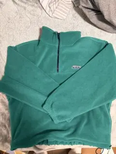 Eddie Bauer ハーフジップ フリースジャケット ターコイズ