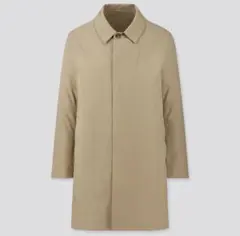 ユニクロ　ブロックテックステンカラーコート