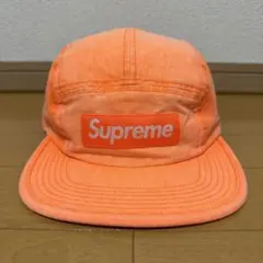 Supreme Washed Canvas Camp Cap オレンジ 17ss