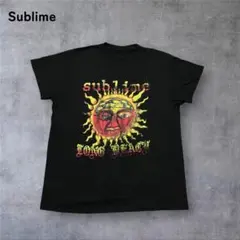 【1211】sublime　サブライムバンドTシャツ半袖黒XLビッグサイズ