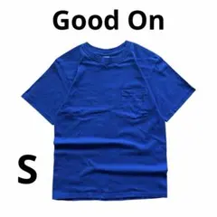 USA製 Good On ショートスリーブクルーTシャツ ブルー Sのサムネイル