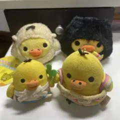 キイロイトリ リラックマ温泉 ぬいぐるみマスコット もちもち