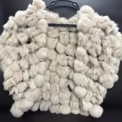 リアル（ラビット）ファー ボレロ M〜Lサイズ