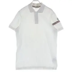 ☆MONCLER モンクレール ロゴ ワッペン ポロシャツ 半袖/メンズ/S