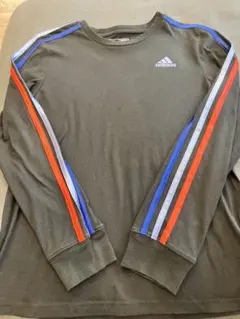 adidas ブラック 長袖カットソー M