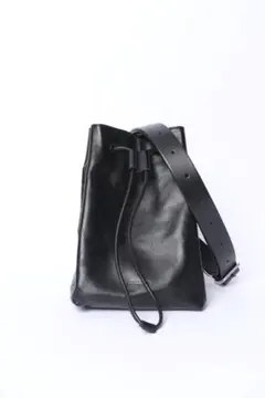 【再値下げ】JIL SANDER ブラック ドローストリングバッグ　巾着のサムネイル