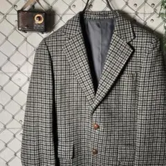 J.PRESS ツイードジャケット 千鳥格子柄 くるみボタン