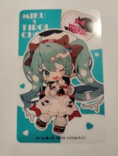 初音ミク チロルチョコ クリアカード チロルミク
