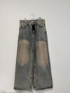 inspire ワイドデニムパンツ ダメージ加工のサムネイル