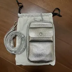 新品未使用・廃盤】lulun ショルダーウォレット シルバー soleile 