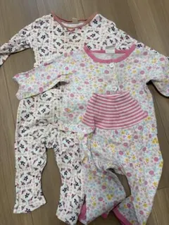 花柄 ベビーパジャマ 80サイズ