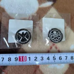 MARVEL ピンバッジ 2種セット S.H.I.E.L.D. HYDRA