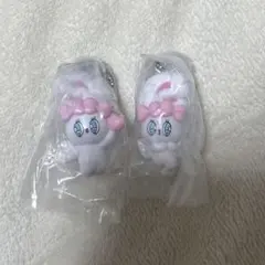 エスターバニーマスコットスイング　クリームバニー A B セット　①