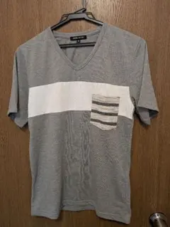 AVAIL MODE Vネック Tシャツ グレー メンズ M