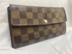降價11,900日圓⇒7,900日圓 路易威登 Damier Ebene Portefeuille