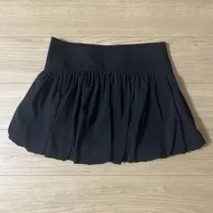 【試着のみ】ZARA ブラック バルーンスカート Mのサムネイル