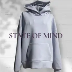 STATE OF MIND ボンディングスウェットパーカー