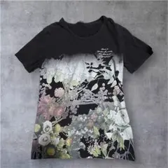 00s Y2K Diavlディアブロ 花柄 Tシャツ グランジ アーカイブ48