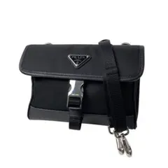 プラダ ミニショルダーバッグ ナイロン サフィアーノレザー 2ZH108