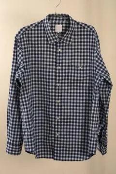 THE NORTH FACE ノースフェイス チェックシャツ XL 長袖 ブルー