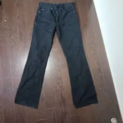 Levi's 517-35 ブーツカット ブラックデニム W32 L34