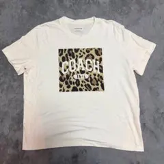 COACH レオパード ロゴ Tシャツ