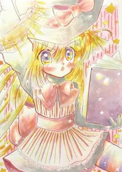 【過去作】オリジナル 手描きイラスト フィーバー 【A5サイズ】