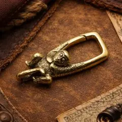 猿 キーリング カラビナフック アメカジ ヴィンテージ