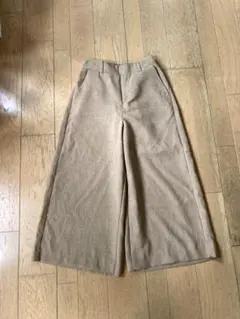 ワイドパンツ ガウチョパンツ ガウチョ ワイド キュロット