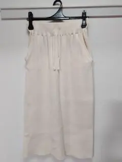LOWRYS FARM　アイボリー　タイトスカート　Lサイズ