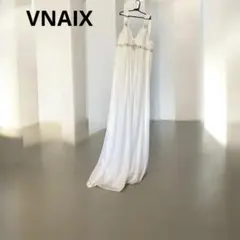 ホワイト ビジュー ロングドレス ウェンディング パーティ 衣装 コスチューム