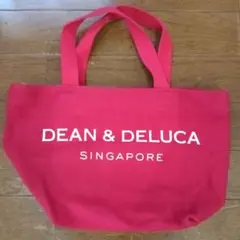 DEAN & DELUCA トートバッグ レッド SINGAPORE